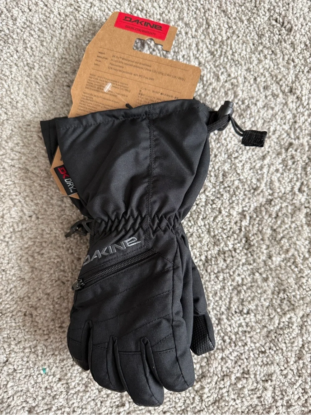 Dakine Black Tracker Waterproof Gloves